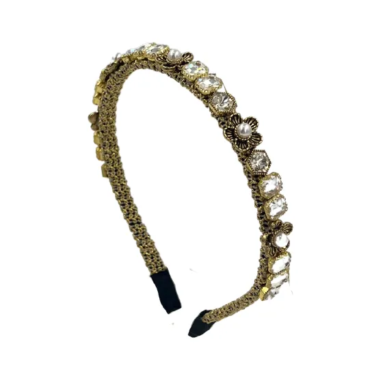 Elegant Women Pearls Headband