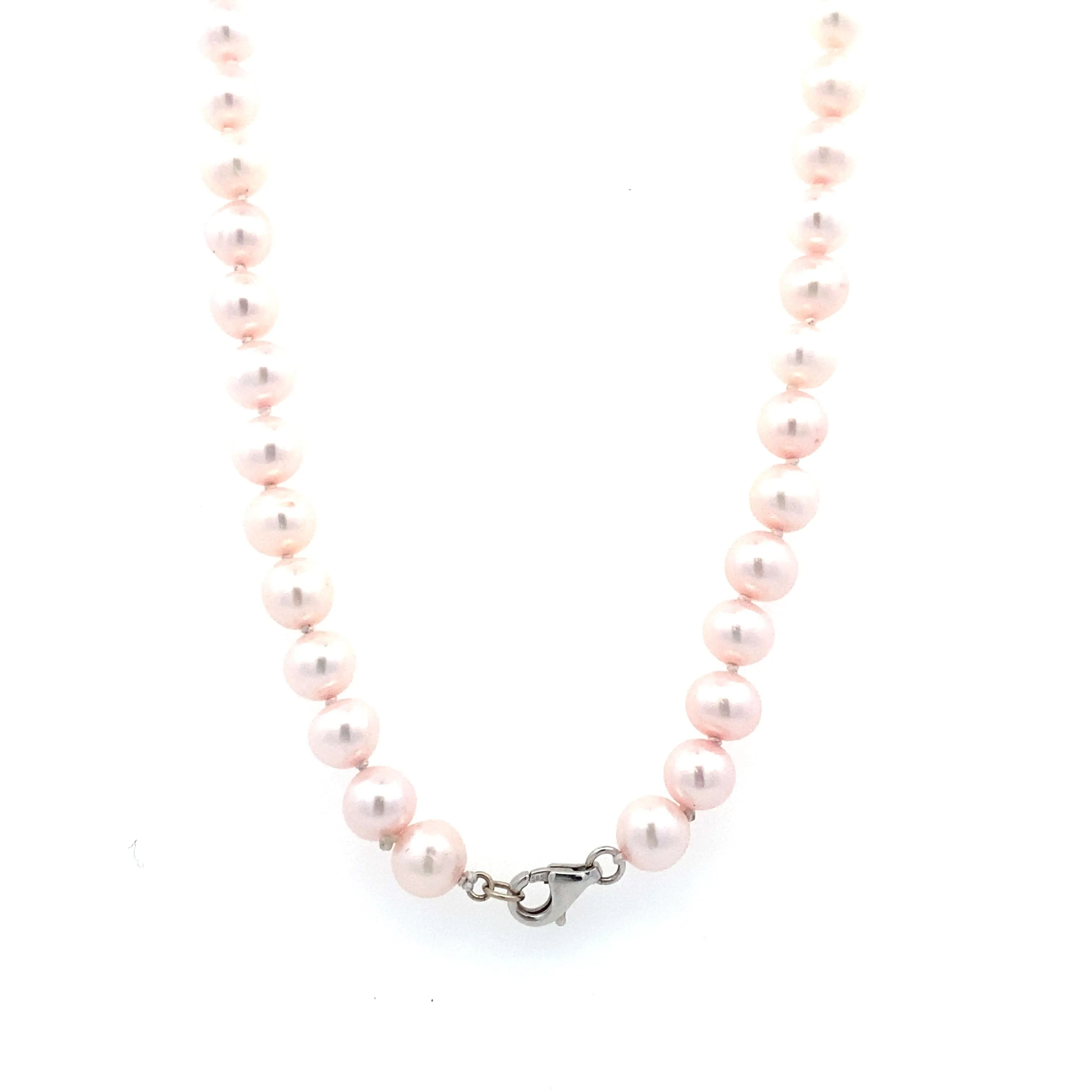 Estate White Gold FW Pearl Necklace