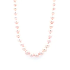 Estate White Gold FW Pearl Necklace