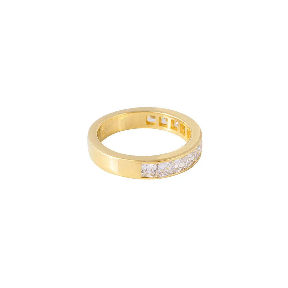 Fairley Princess Cut Stacking Band Ring