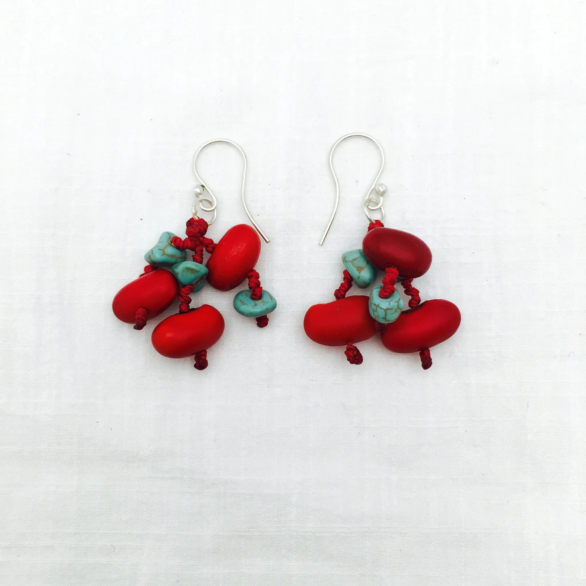 Felipe Zompantle Turquoise Earrings