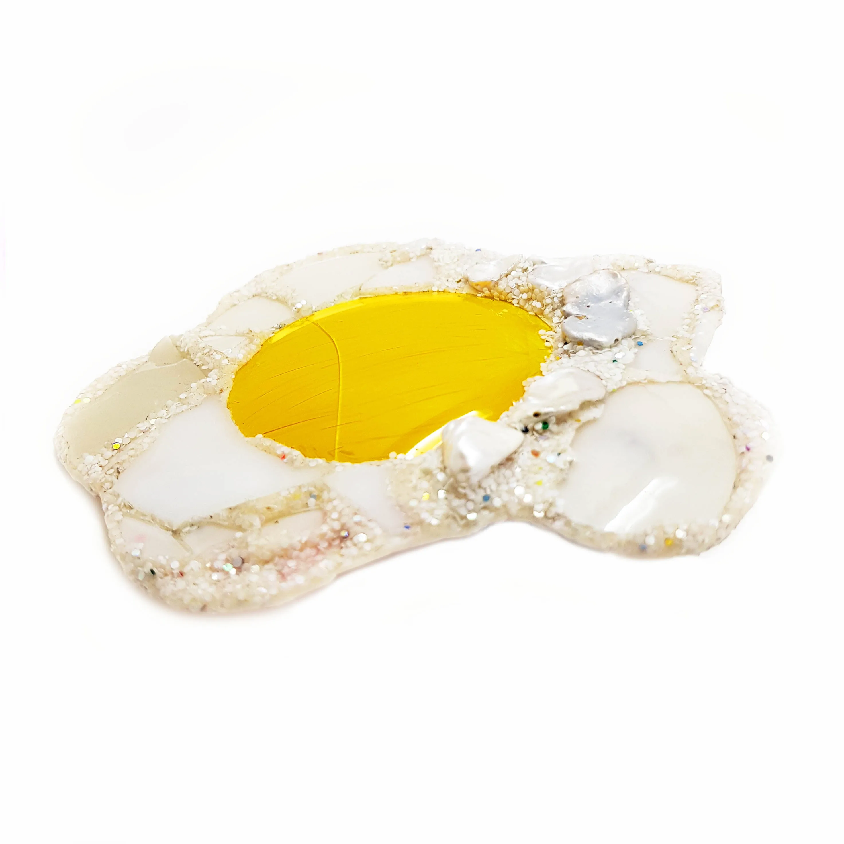 FRIED EGG BROOCH