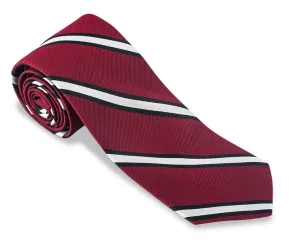 Garnet Butler Stripes Necktie - F5363