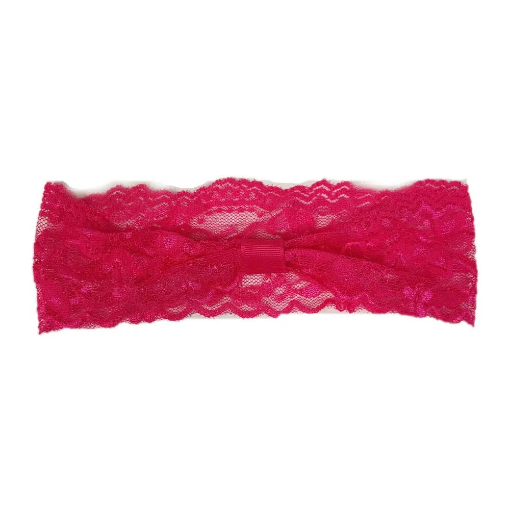 Gathered Lace Headbands // 12 headband Pack // CLEARANCE