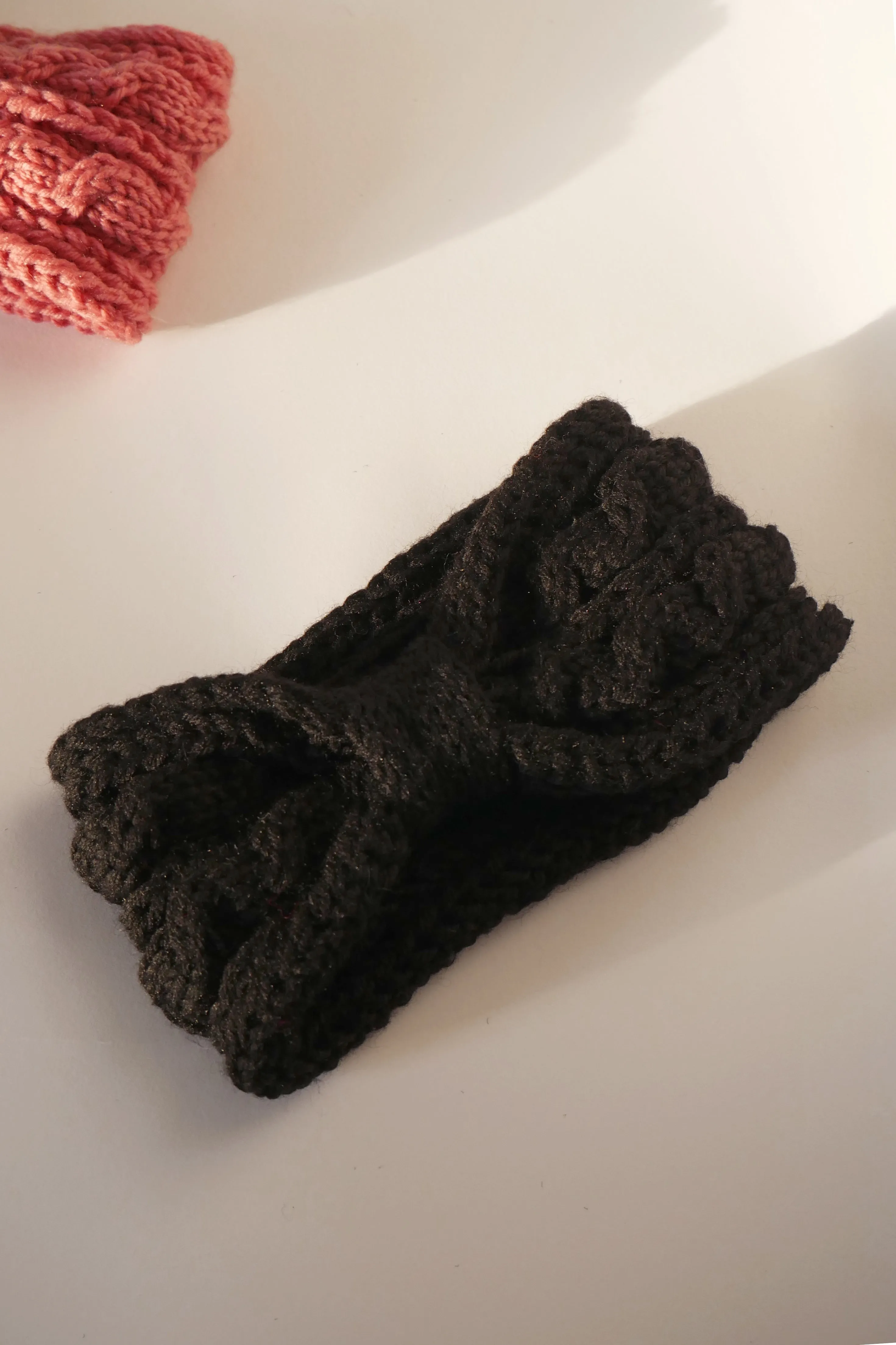 Handmade Vegan Headband - Black