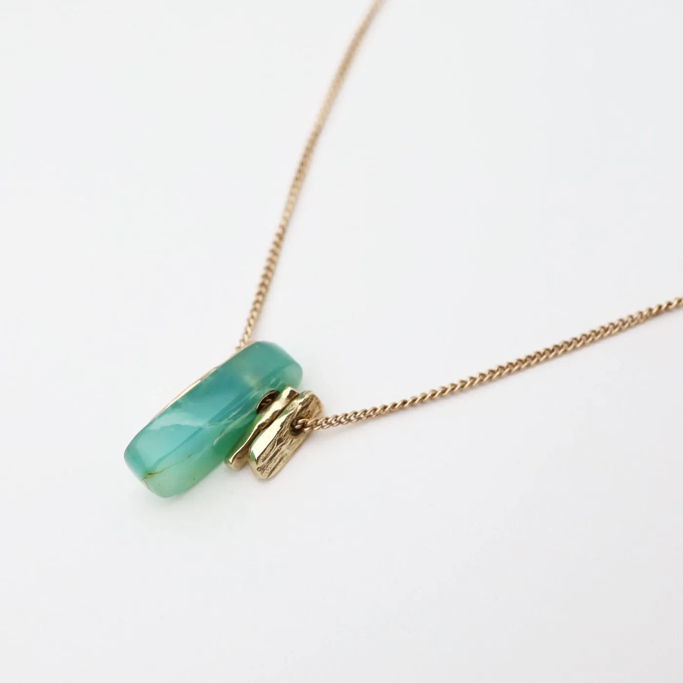 Jamie Joseph Peruvian Opal Slice Necklace