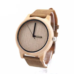 Japanese Movement Wooden Watch