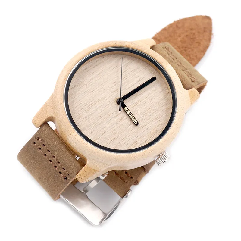 Japanese Movement Wooden Watch