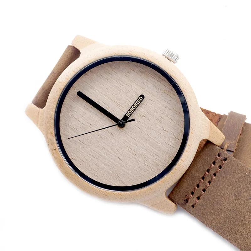 Japanese Movement Wooden Watch