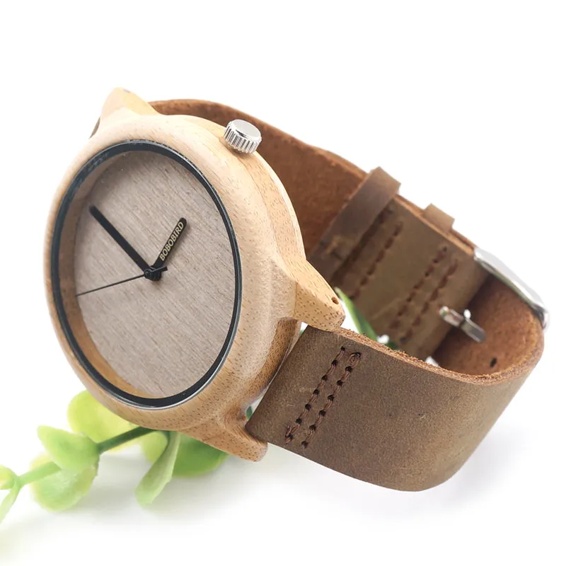 Japanese Movement Wooden Watch