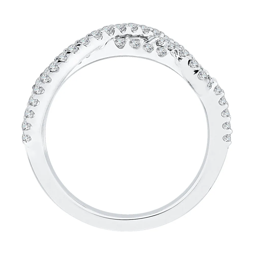 KATARINA Diamond Intertwined Twisted Infinity Cocktail Ring (3/8 cttw)