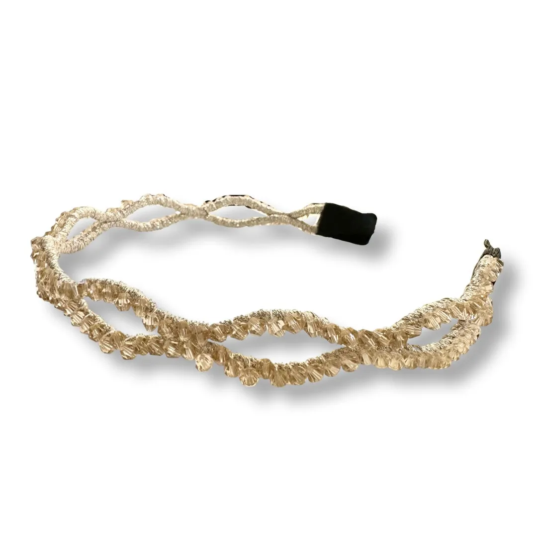 Krista Wave Crystal Headband