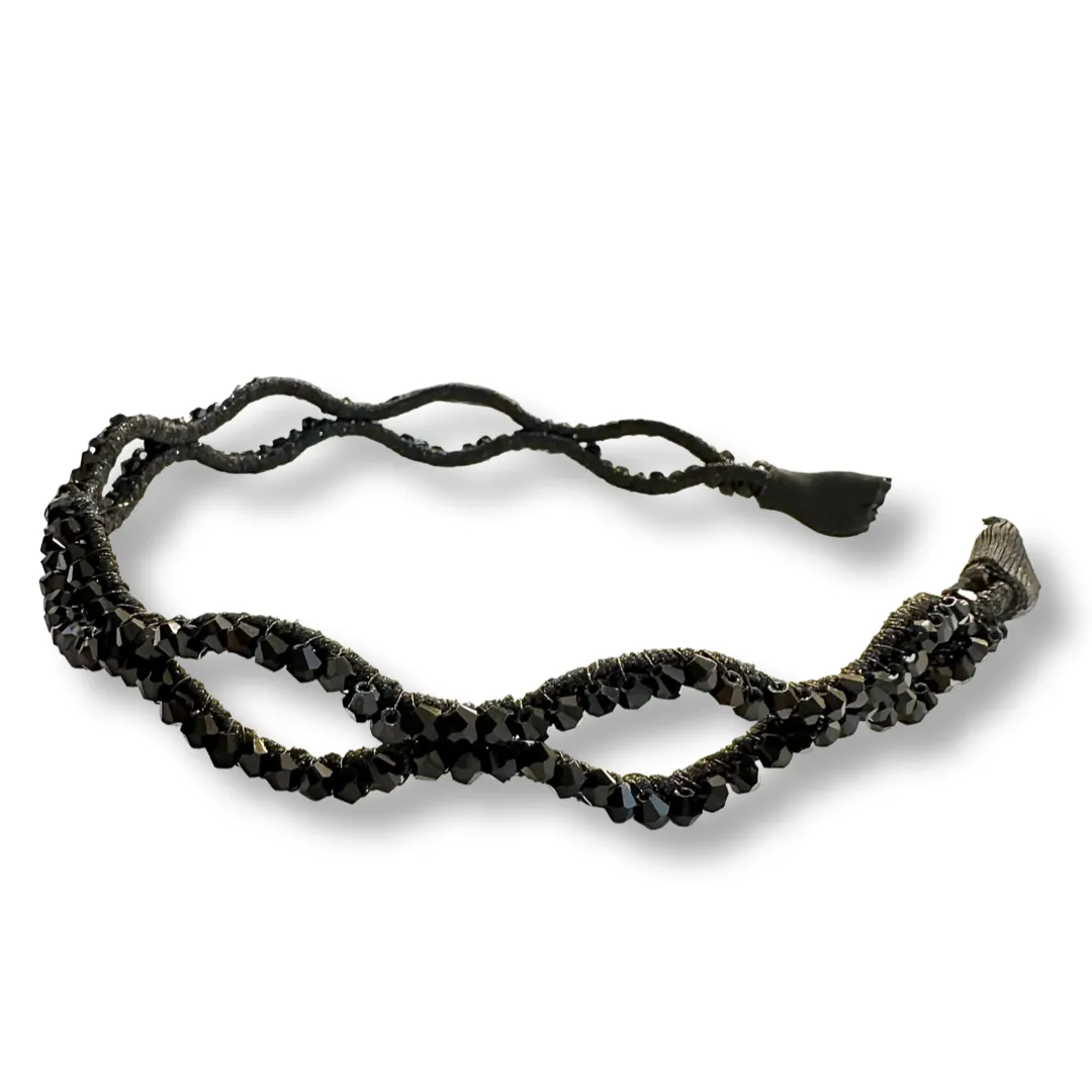 Krista Wave Crystal Headband