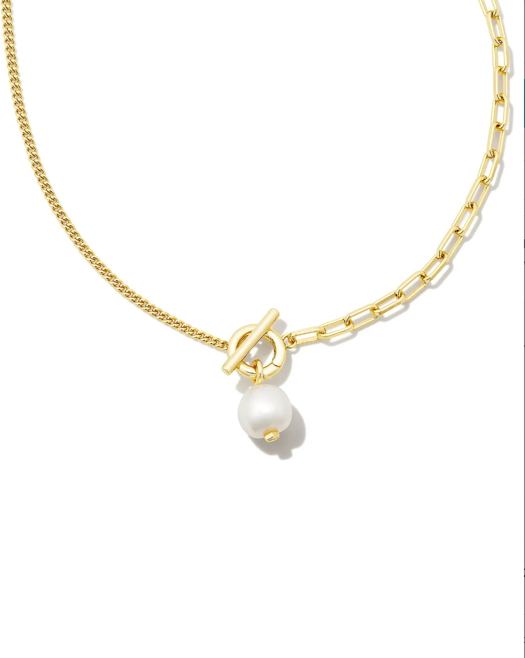 Leighton Pearl Chain Necklace