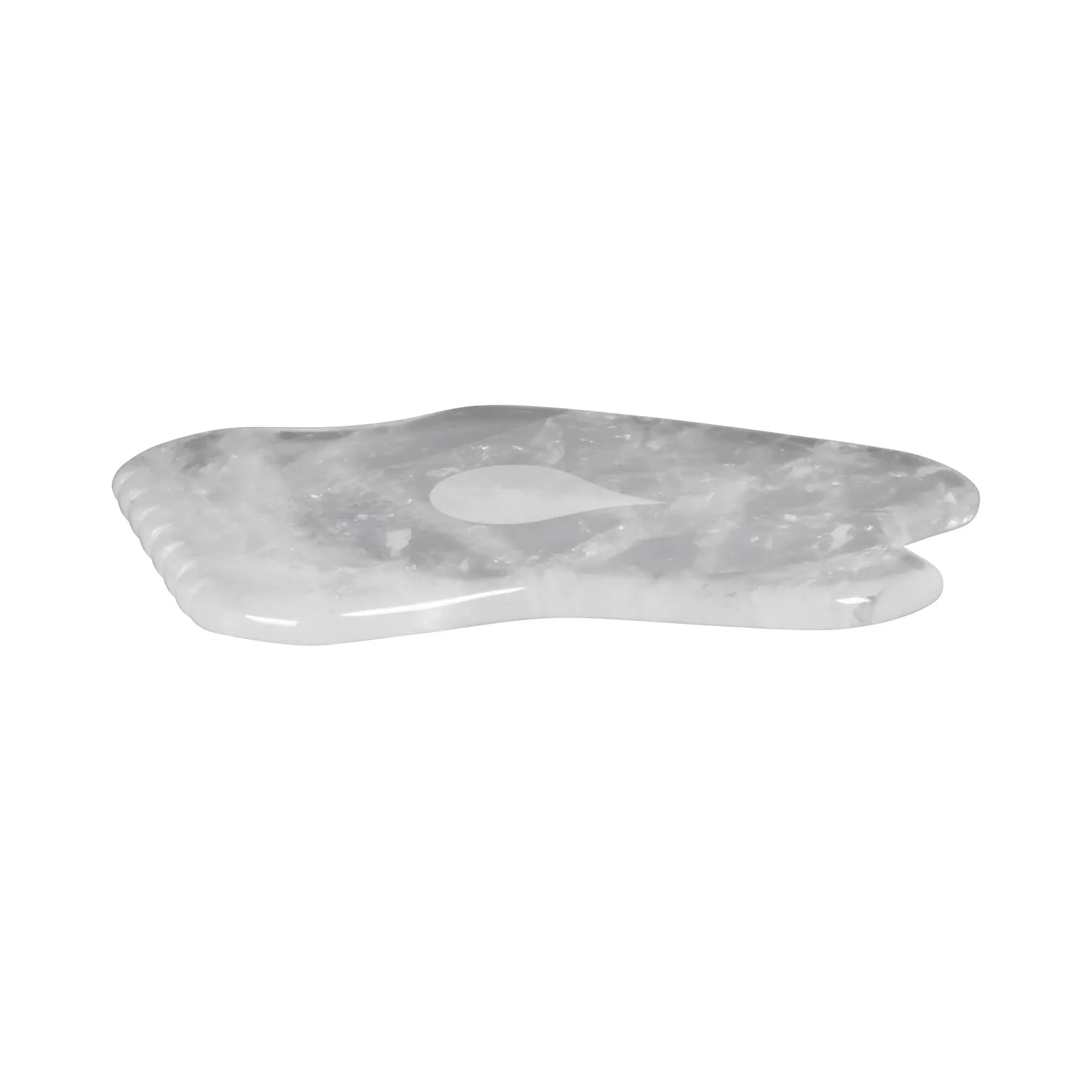 LIVING LIBATIONS - Classic Quartz Gua Sha Parceled in a Perfect Puffer Pocket