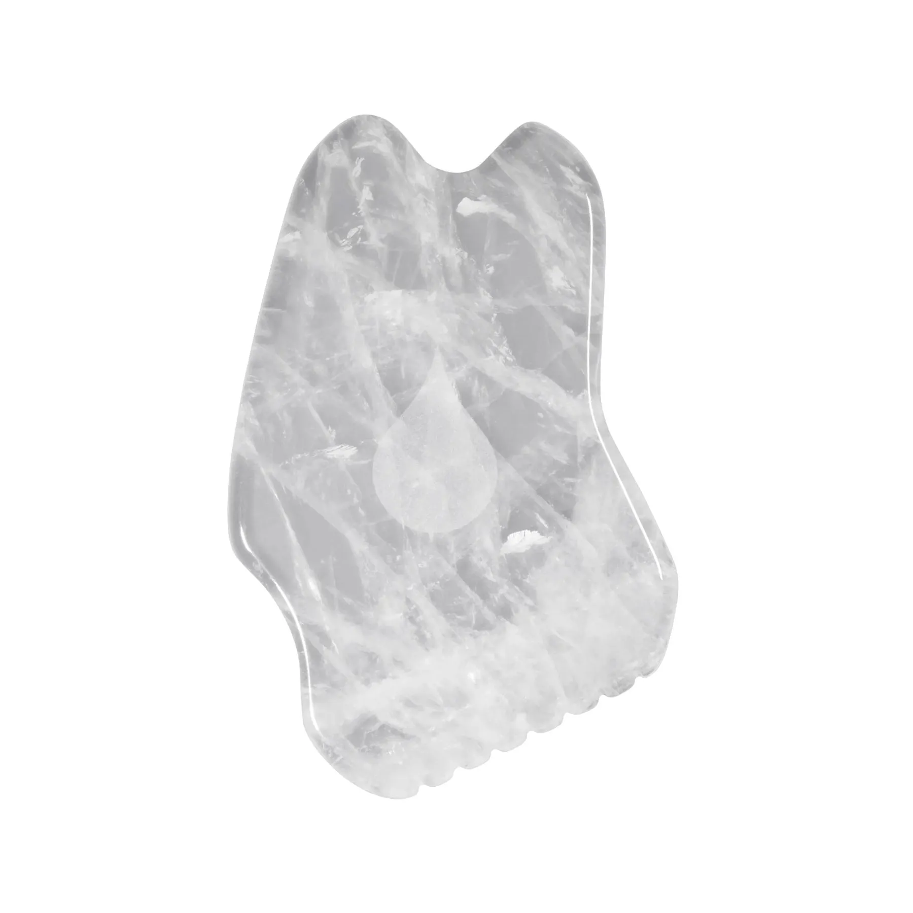 LIVING LIBATIONS - Classic Quartz Gua Sha Parceled in a Perfect Puffer Pocket