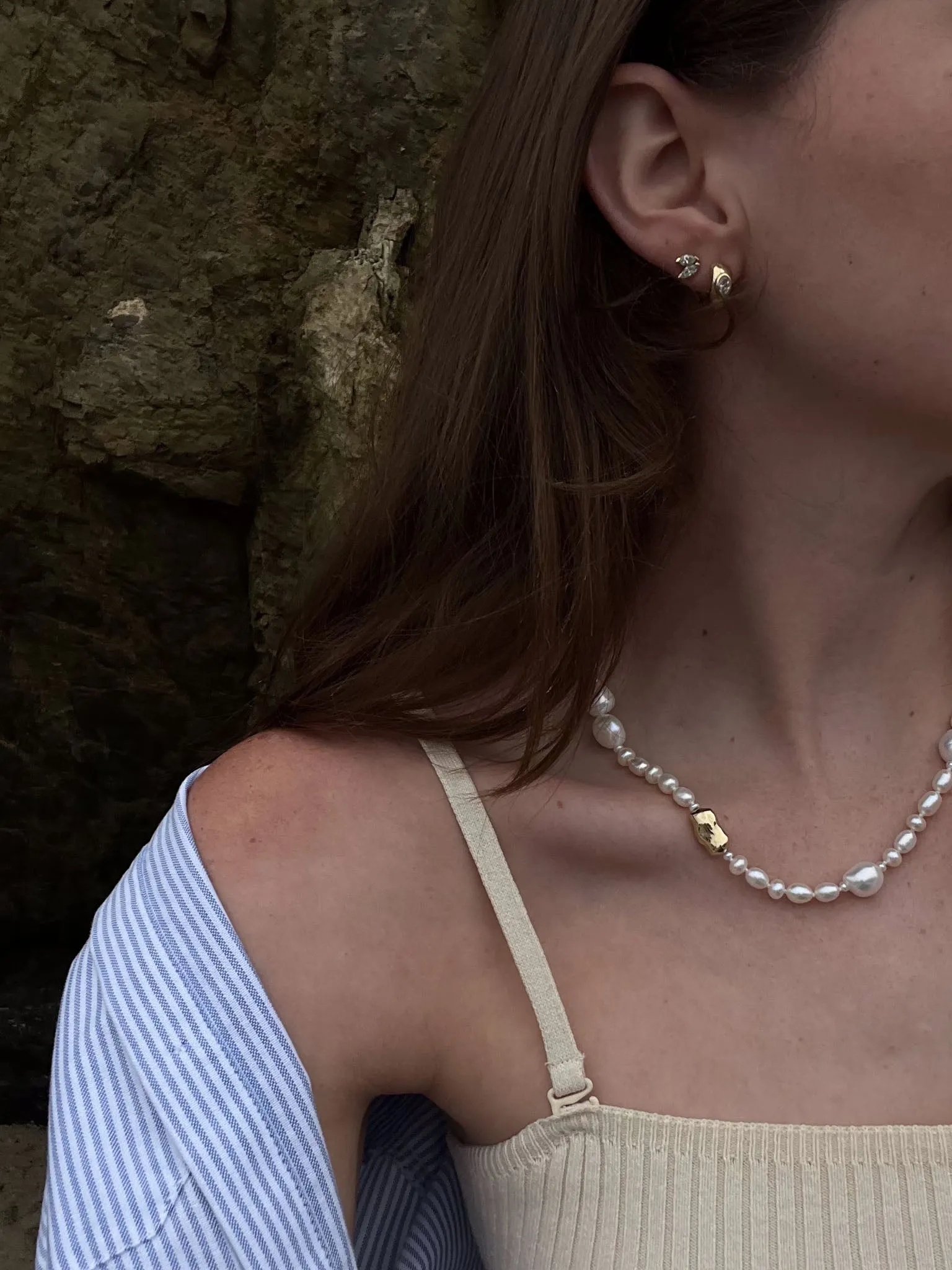 Lucy Baroque Pearl Necklace