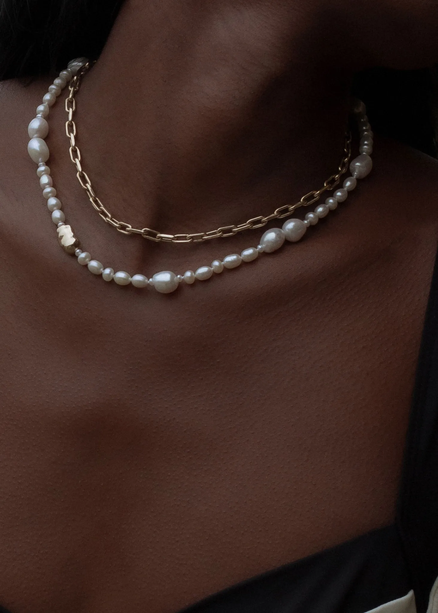 Lucy Baroque Pearl Necklace