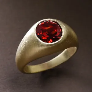 Men's Sri Lankan Garnet Ring