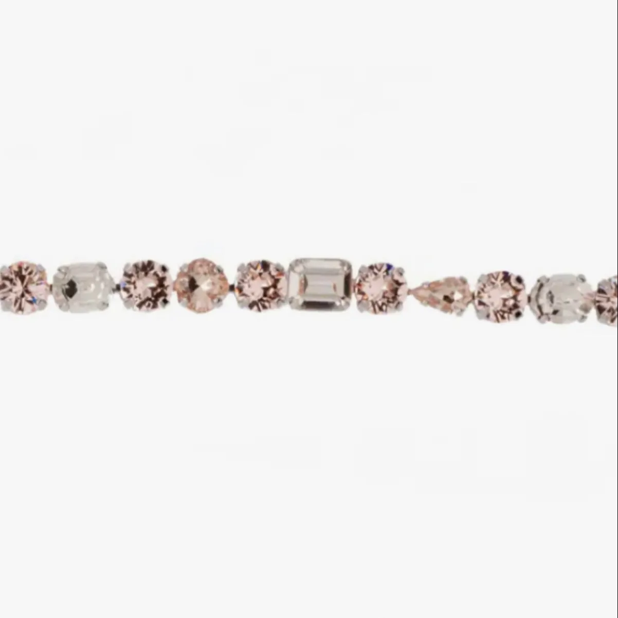 Multi-Cut Crystal Tennis Bracelet