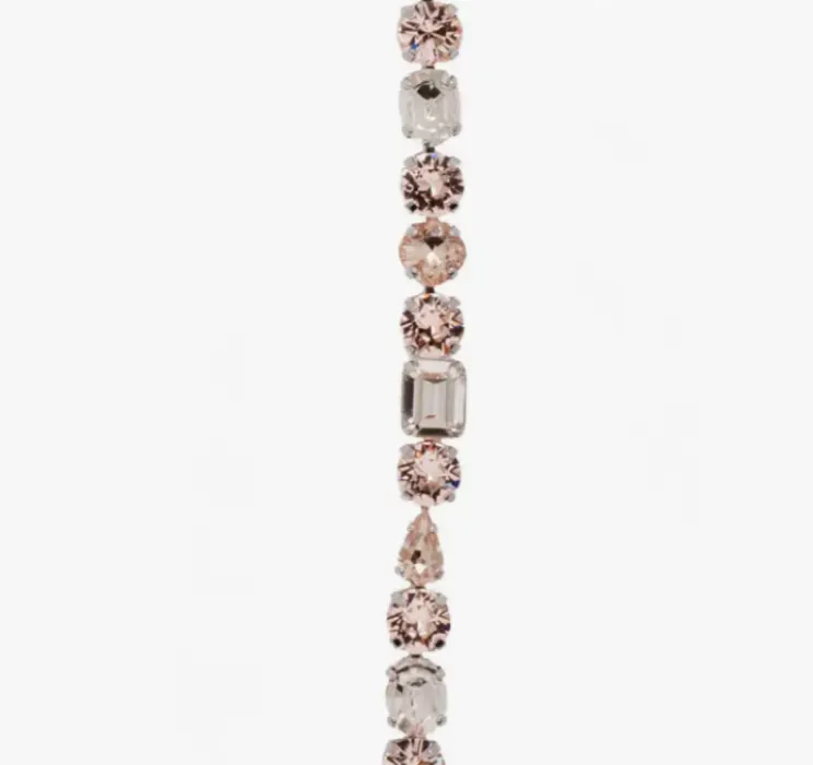 Multi-Cut Crystal Tennis Bracelet