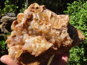 Natural  Limonite Quartz Clusters x 5 From Solwezi, Zambia