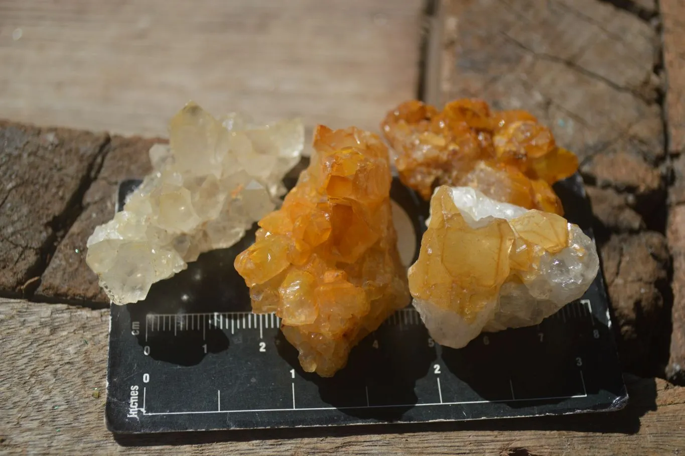 Natural Mini Limonite Quartz Specimens x 61 From Solwezi, Zambia