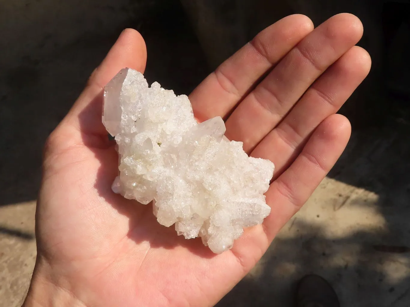 Natural Mixed Matrix Brandberg Quartz Specimens x 6 From Brandberg, Namibia