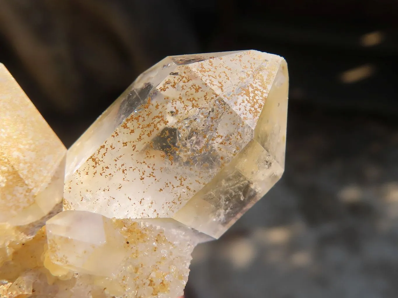 Natural Mixed Matrix Brandberg Quartz Specimens x 6 From Brandberg, Namibia