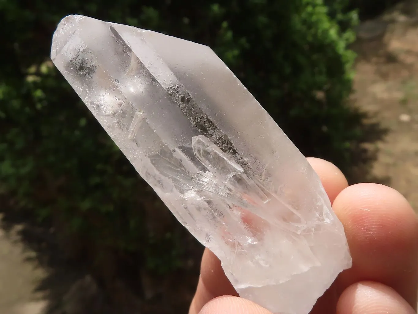 Natural Single Quartz Crystals x 24 From Madagascar