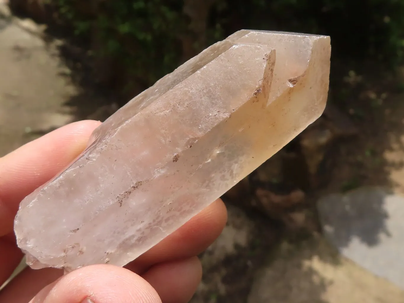 Natural Single Quartz Crystals x 24 From Madagascar