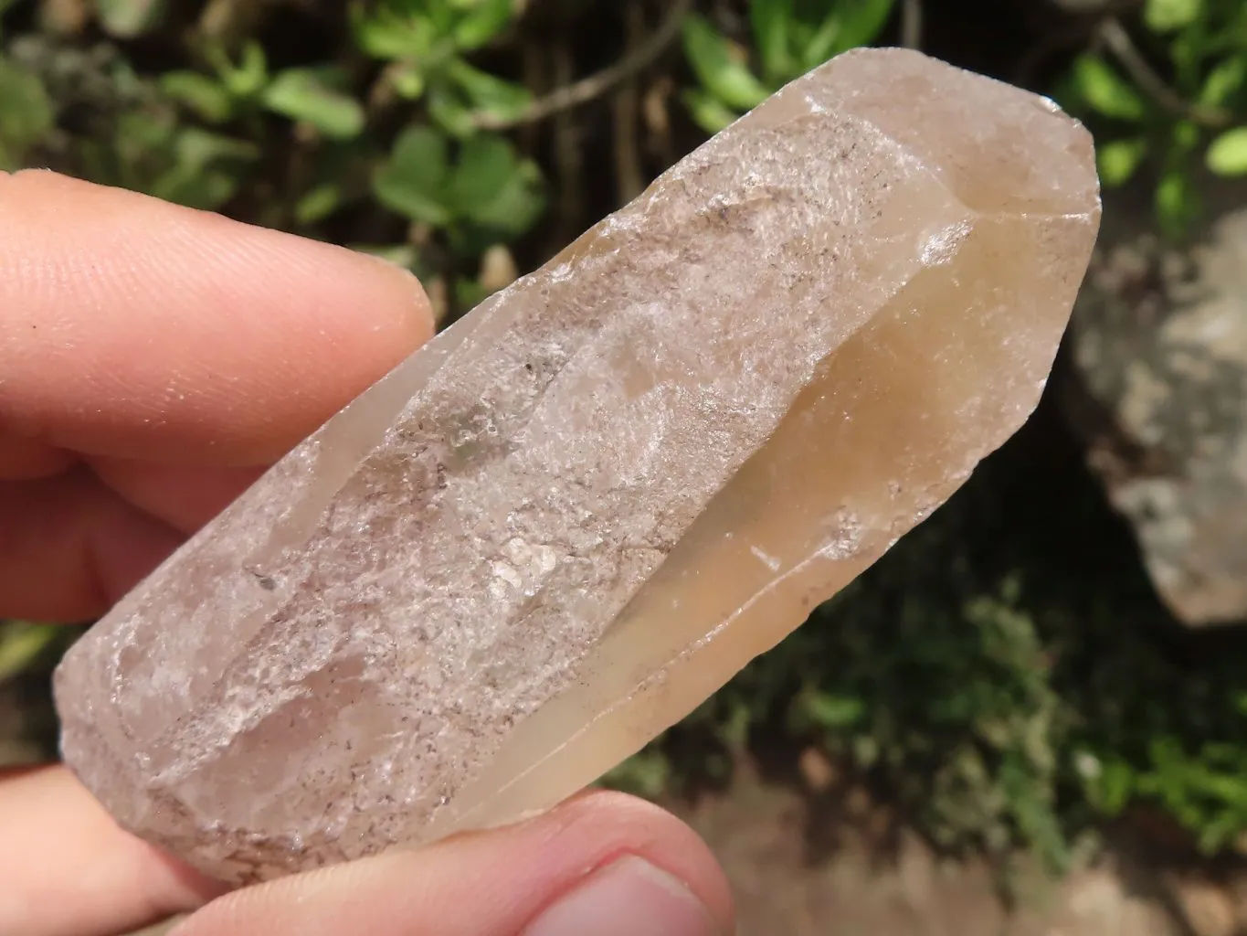 Natural Single Quartz Crystals x 24 From Madagascar