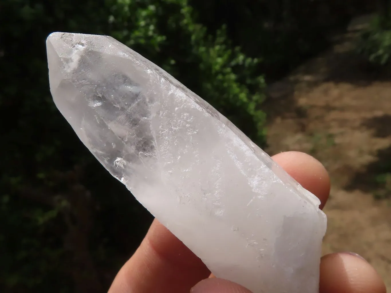 Natural Single Quartz Crystals x 24 From Madagascar