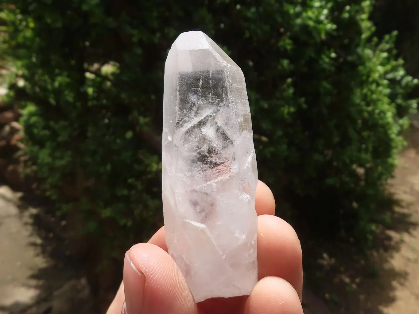 Natural Single Quartz Crystals x 24 From Madagascar