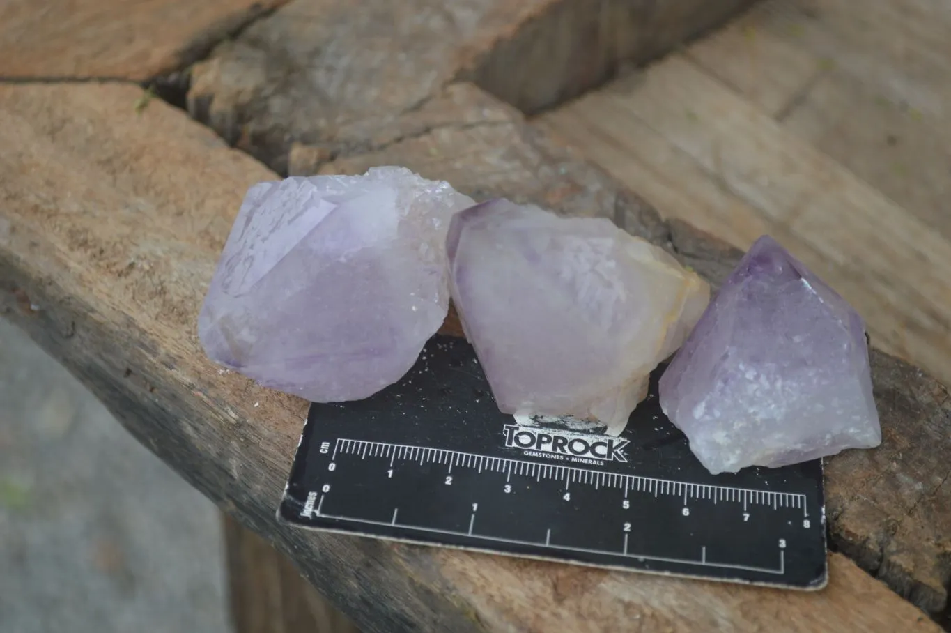 Natural Single Spirit Amethyst Quartz Crystals x 24 From Boekenhouthoek, South Africa