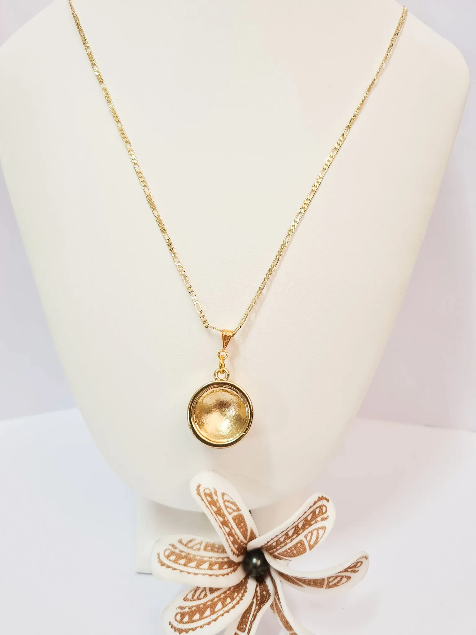 New ARRIVAL! TANOA GOLD Pendant Necklace with Solid 14k Gold-Filled Chain