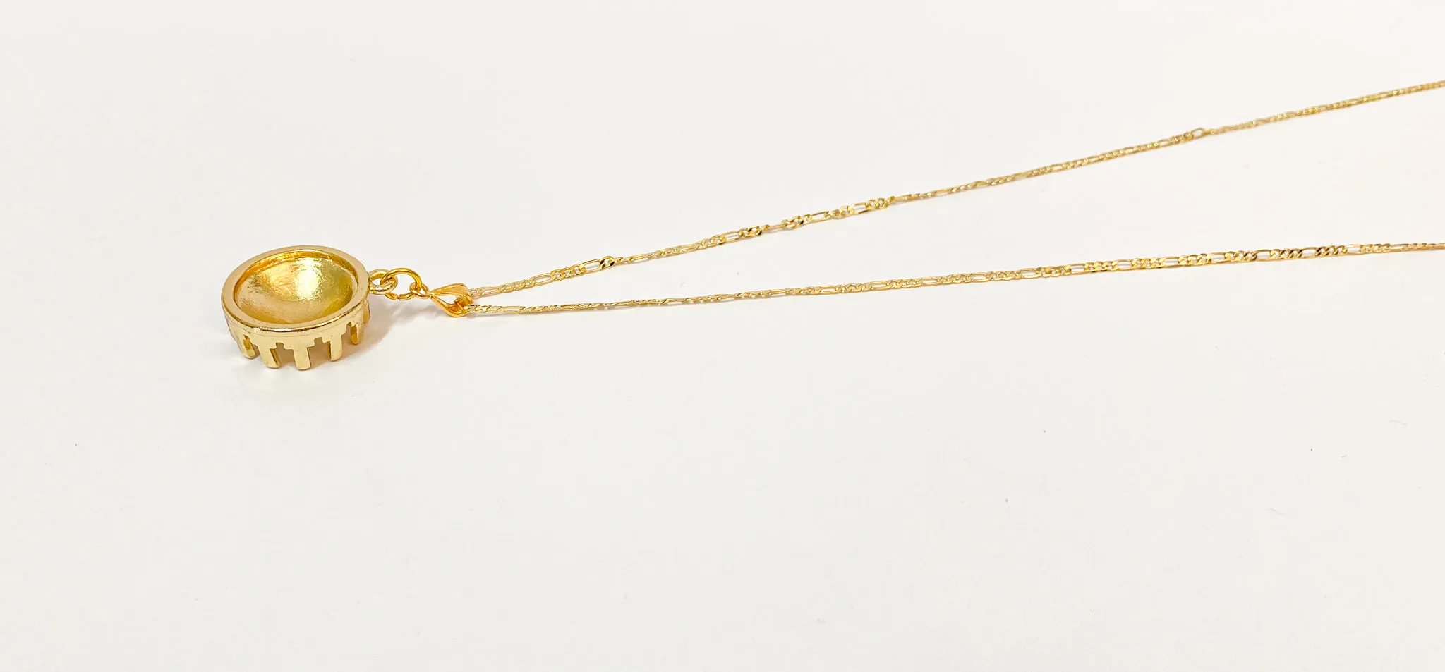 New ARRIVAL! TANOA GOLD Pendant Necklace with Solid 14k Gold-Filled Chain