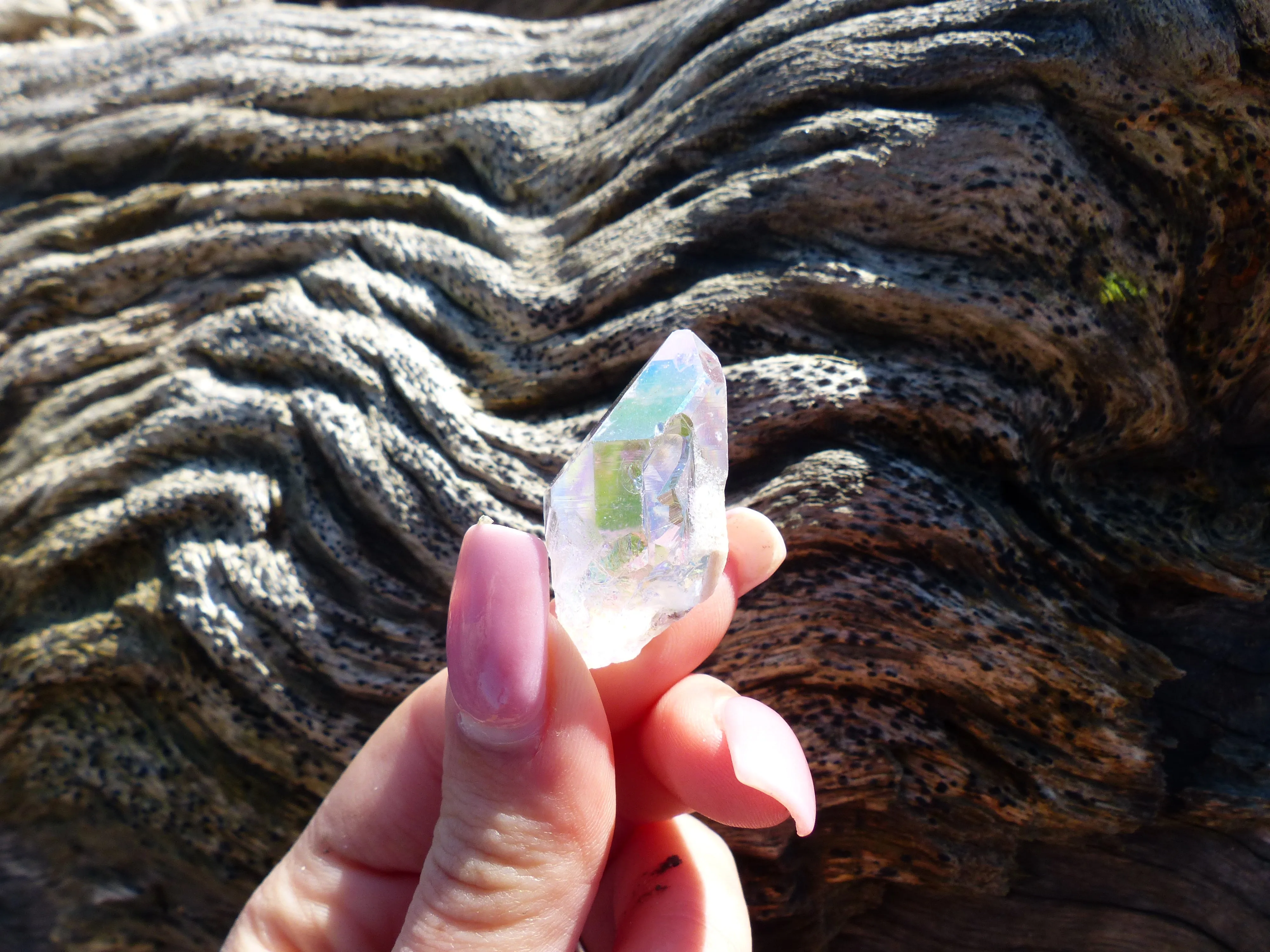 Opal Aura Quartz Point, Angel Aura Quartz Point (#10)