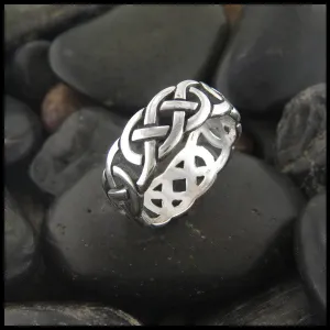 Open Josephine's Knot Ring in Silver