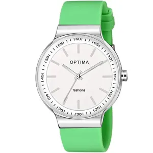 Optima Watch Men's Water Resistant Analogue Quartz Watches Mens(Green)