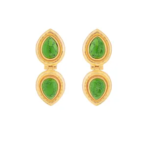 Paula Earrings Green Turquoise