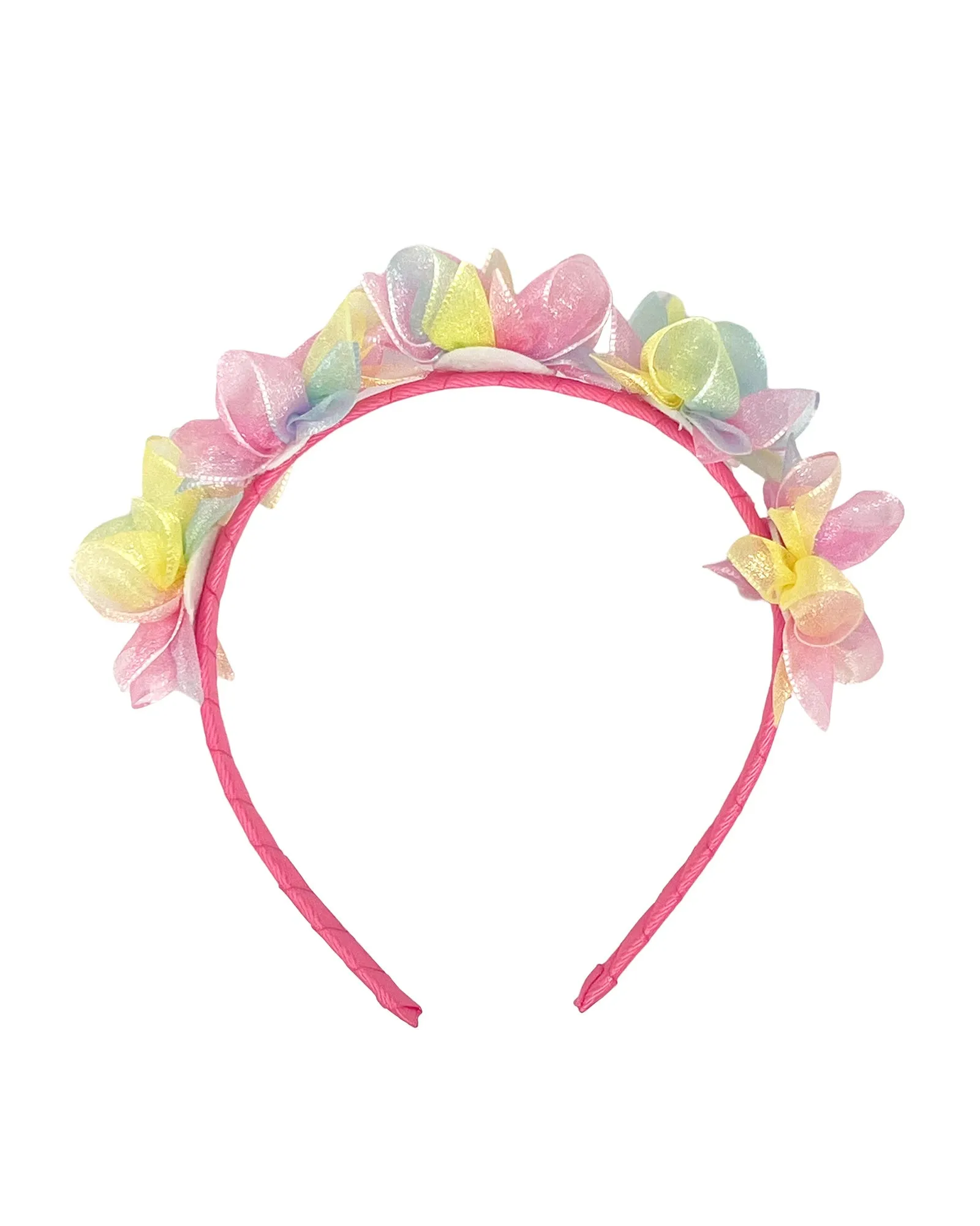 Pink Poppy Unicorn Flower Headband