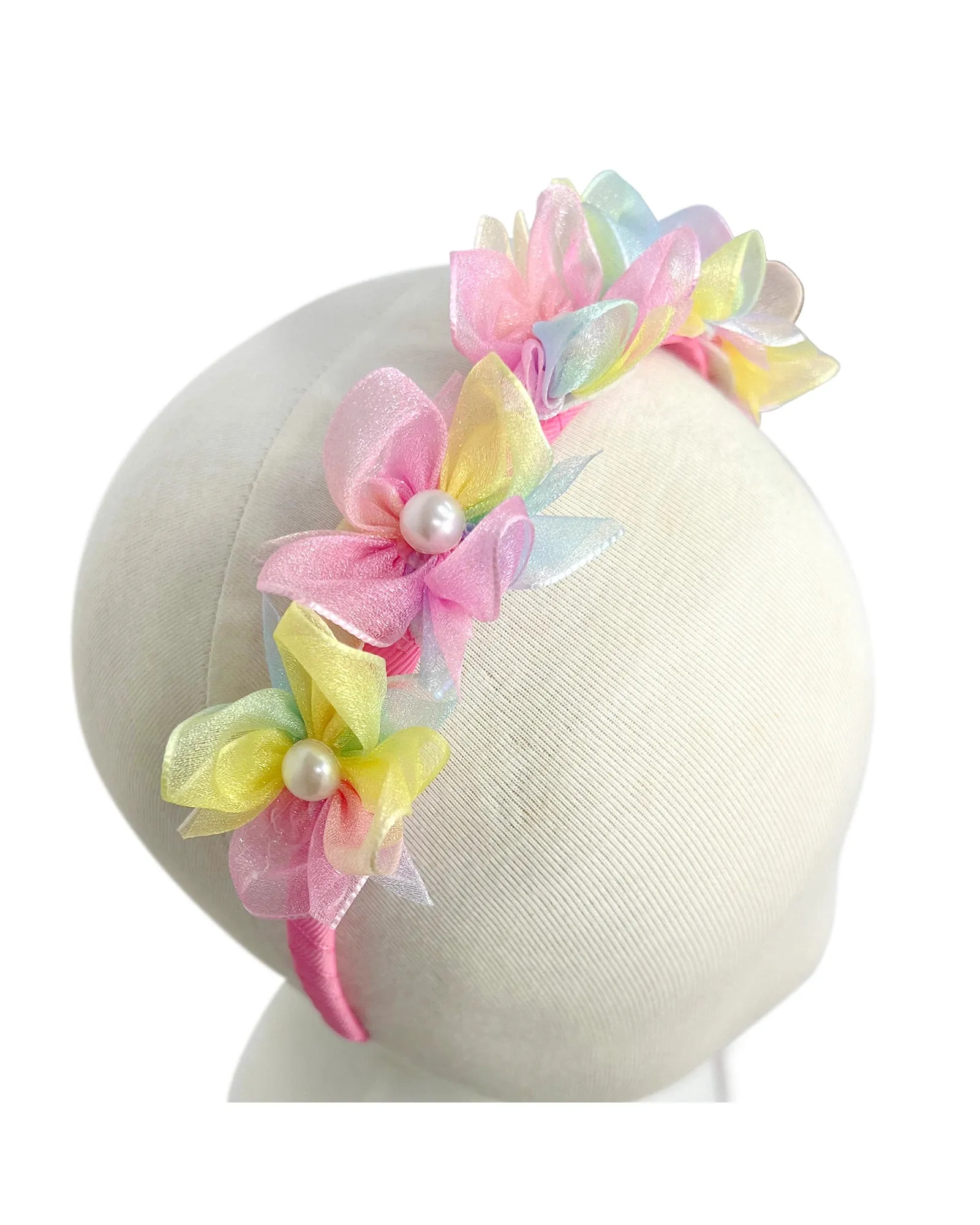 Pink Poppy Unicorn Flower Headband