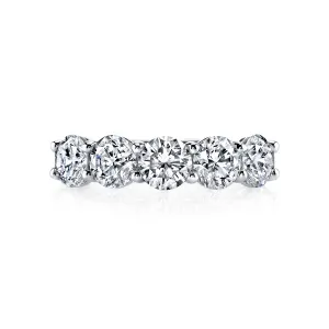 Platinum 2 ctw. Natural Diamond Wedding Ring