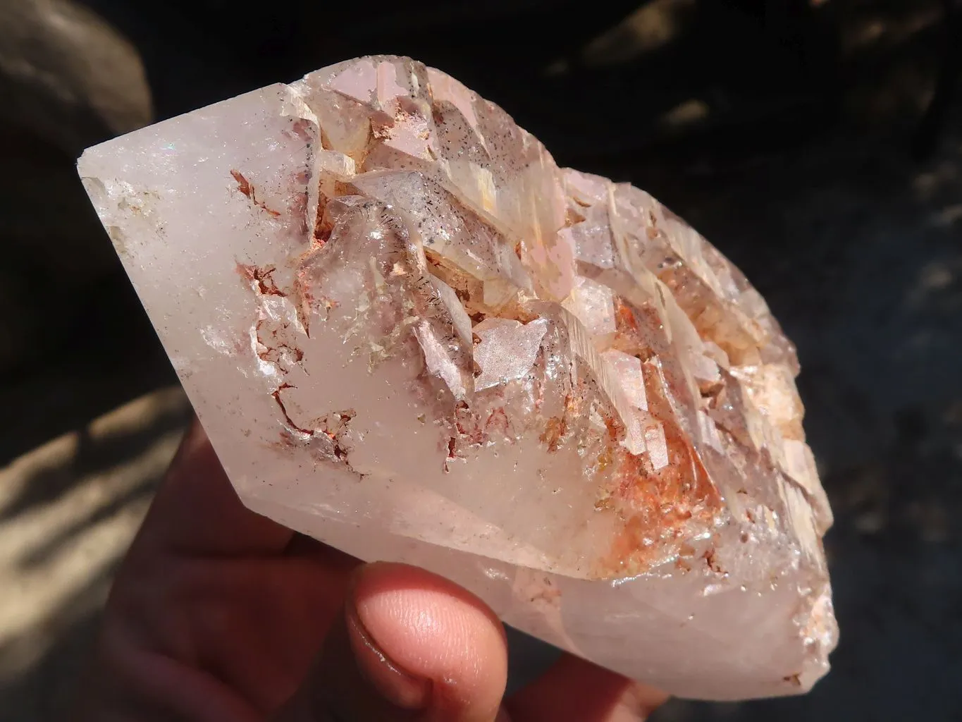 Polished Trio Of Mixed Quartz Points x 3 From Madagascar