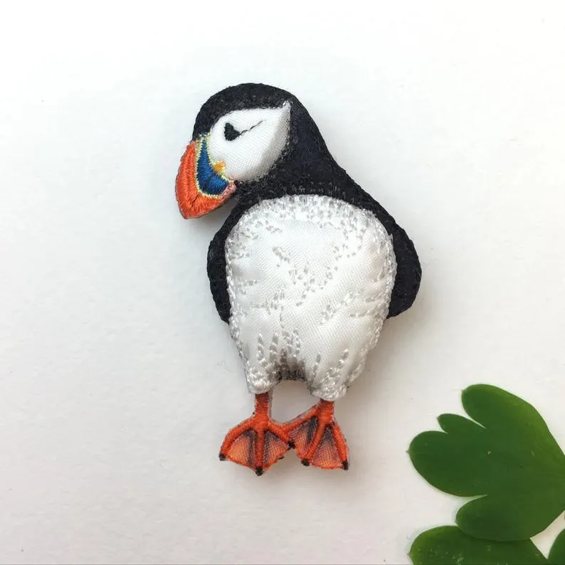 Puffin Brooch