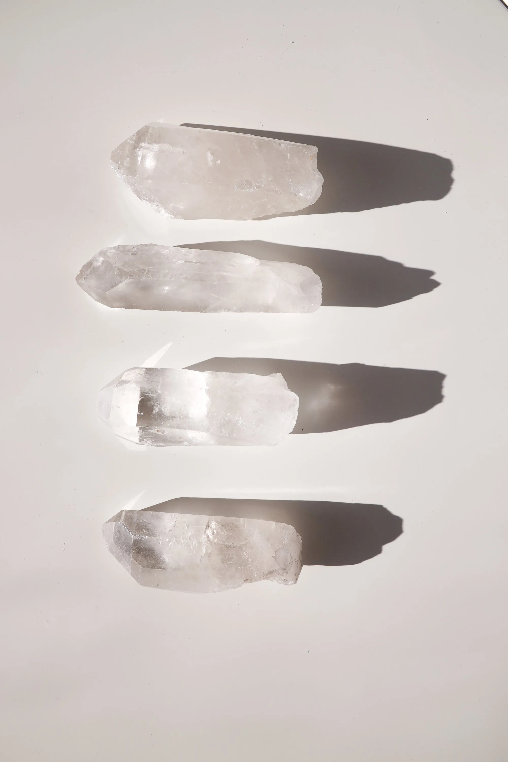 Raw Clear Crystal Quartz Wand