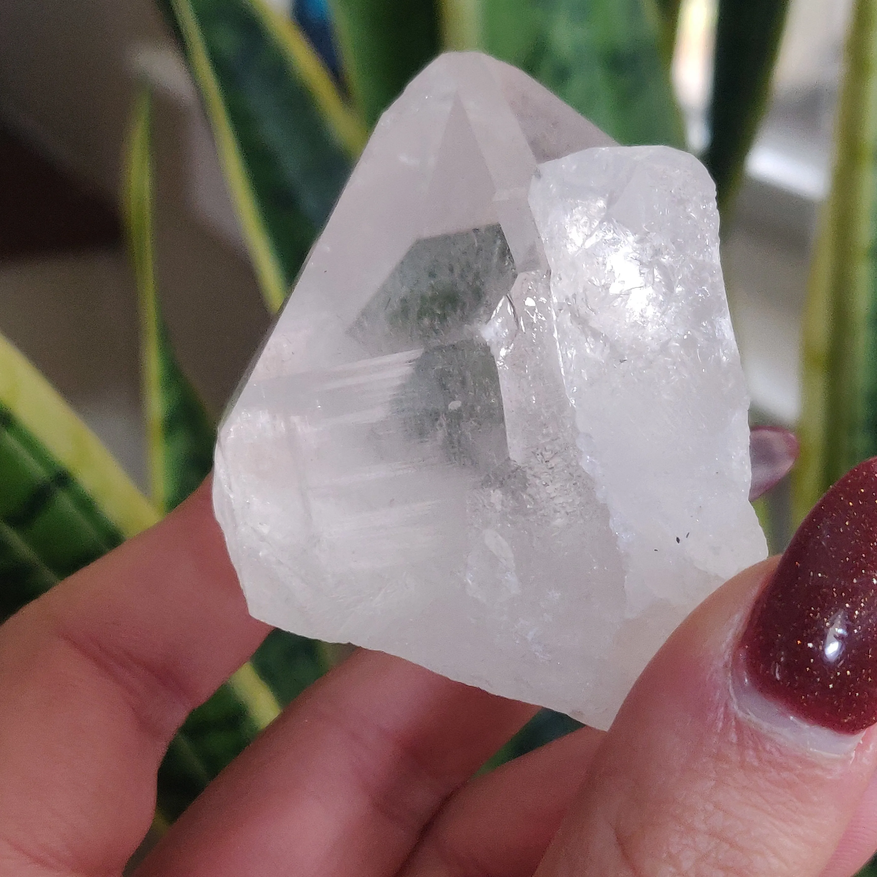 Raw Clear Quartz Point  (#A6)