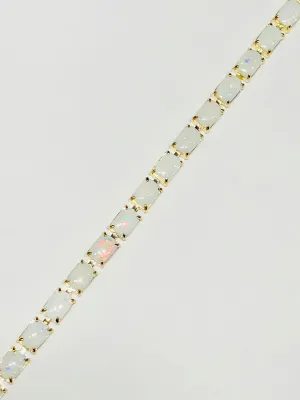 Rectangle Opal Bracelet (10K)