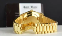 ROLEX 18kt Gold Day Date 40 President Champagne Diamond CARD 228348